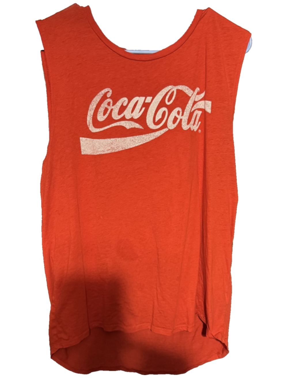 Coca Cola Classic Logo Men's Size XL Red Tank Top Coke